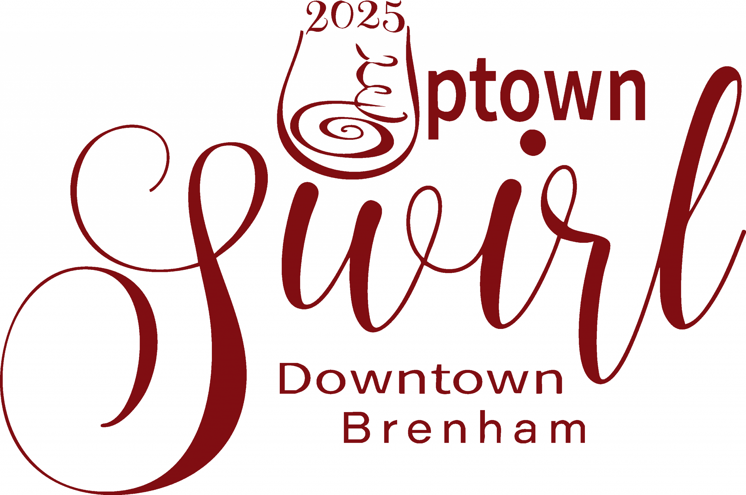 Uptown Swirl 2025 red logo
